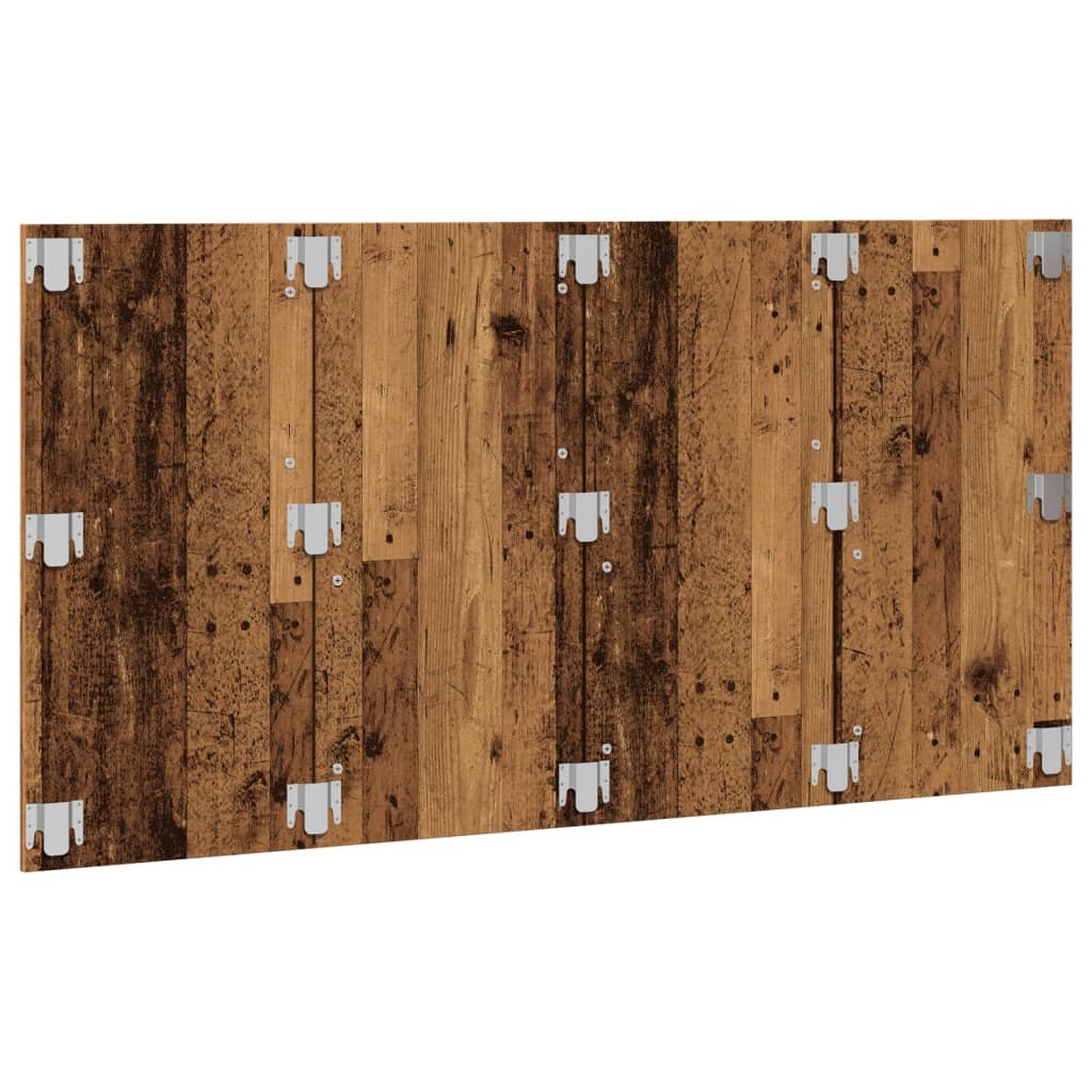 Bed Headboard Old Wood 160x1.5x80 cm Engineered Wood