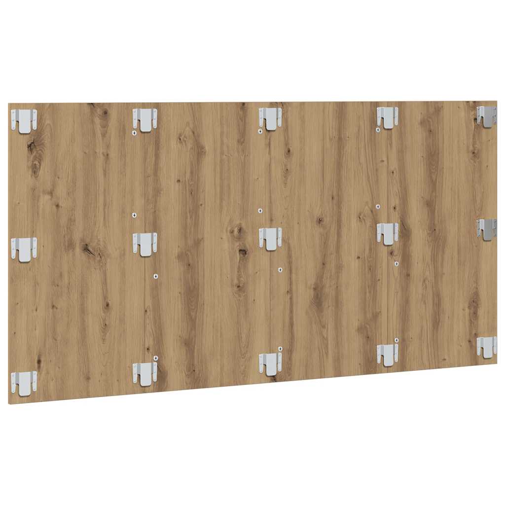 Bed Headboard Artisan Oak 160x1,5x80 cm Engineered Wood