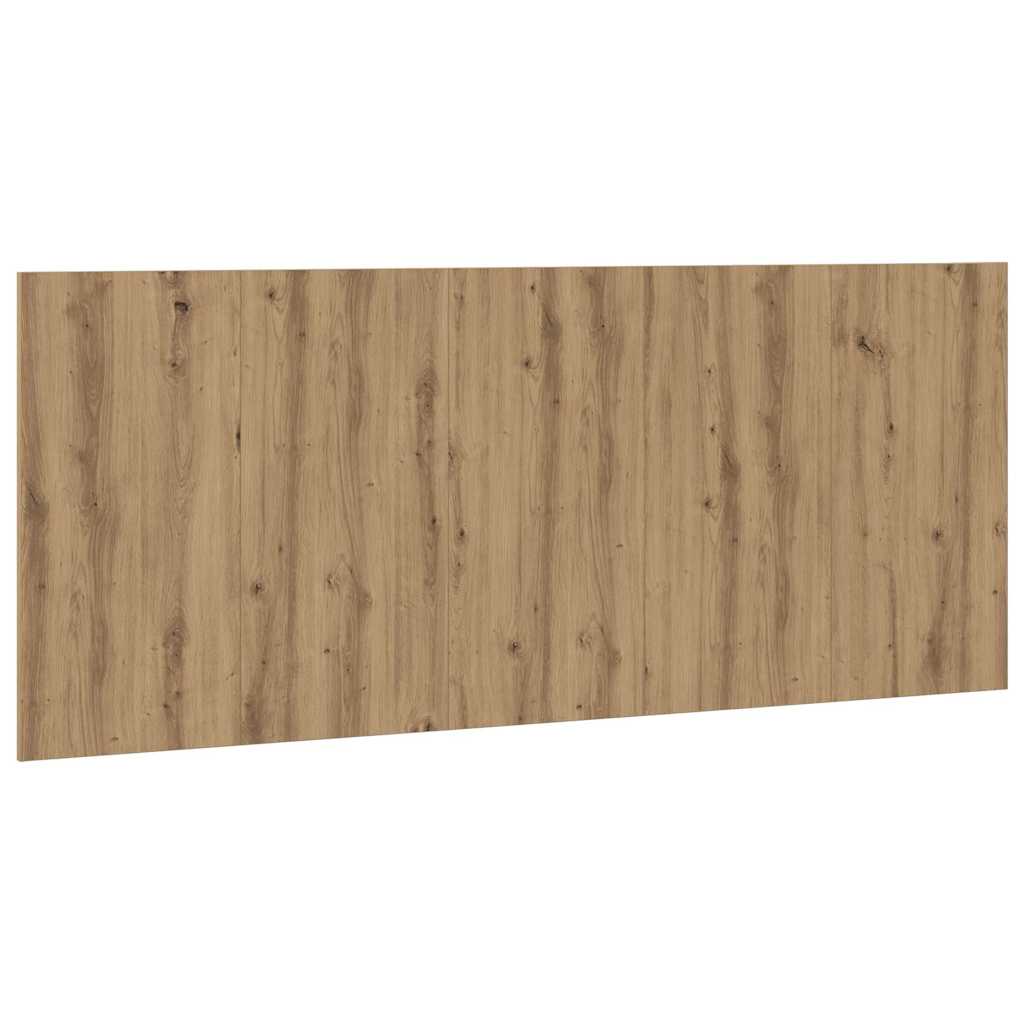 Bed Headboard Artisan Oak 200x1,5x80 cm Engineered Wood