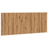 Bed Headboard Artisan Oak 200x1.5x80 cm Engineered Wood