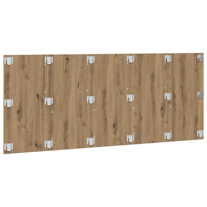Bed Headboard Artisan Oak 200x1,5x80 cm Engineered Wood