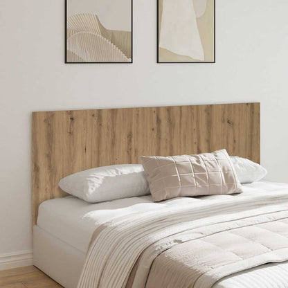 Bed Headboard Artisan Oak 200x1,5x80 cm Engineered Wood