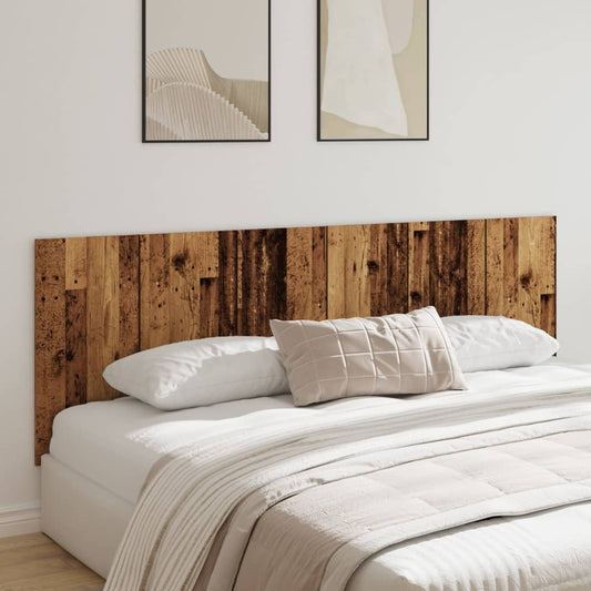 Wall Headboard Old Wood 240x1,5x80 cm Engineered Wood