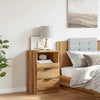 Bedside Cabinet Artisan Oak 40x36x65 cm Engineered Wood
