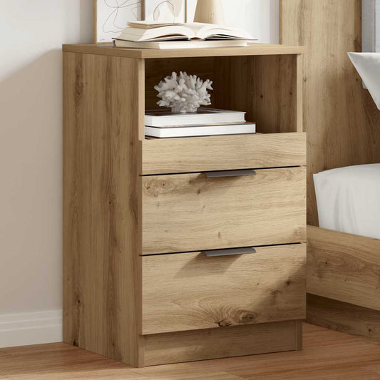 Bedside Cabinet Artisan Oak 40x36x65 cm Engineered Wood