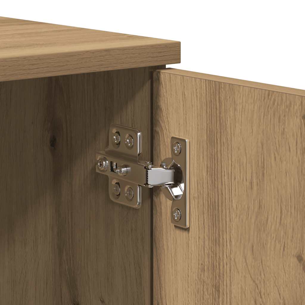Coffee Table Artisan Oak 50x50x36 cm Engineered Wood