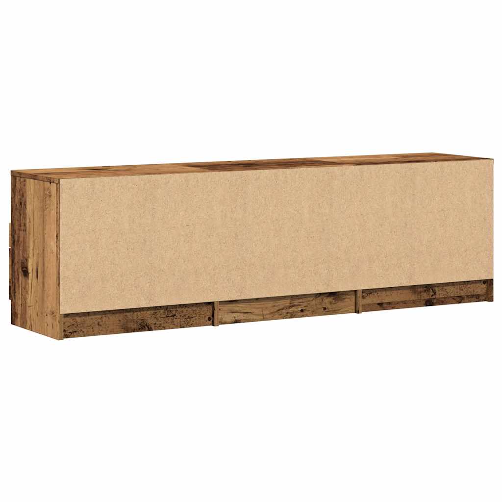 TV Cabinet Old Wood 150x33.5x45 cm Engineered Wood