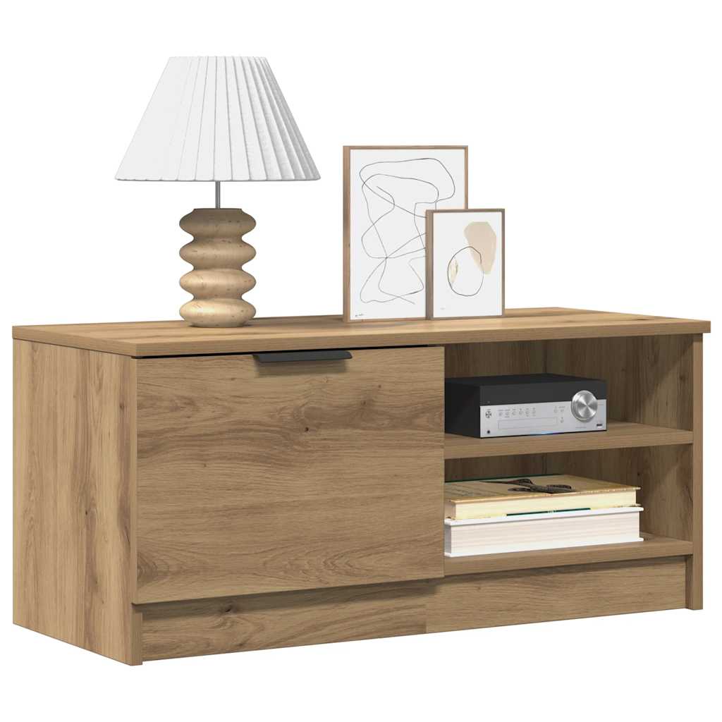 TV Cabinet Artisan Oak 80x35x36,5 cm Engineered Wood