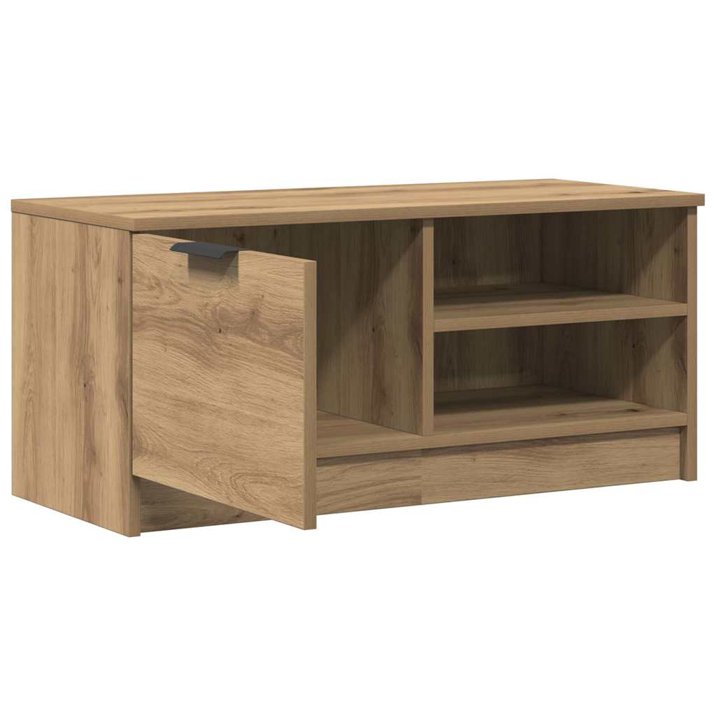 TV Cabinet Artisan Oak 80x35x36.5 cm Engineered Wood