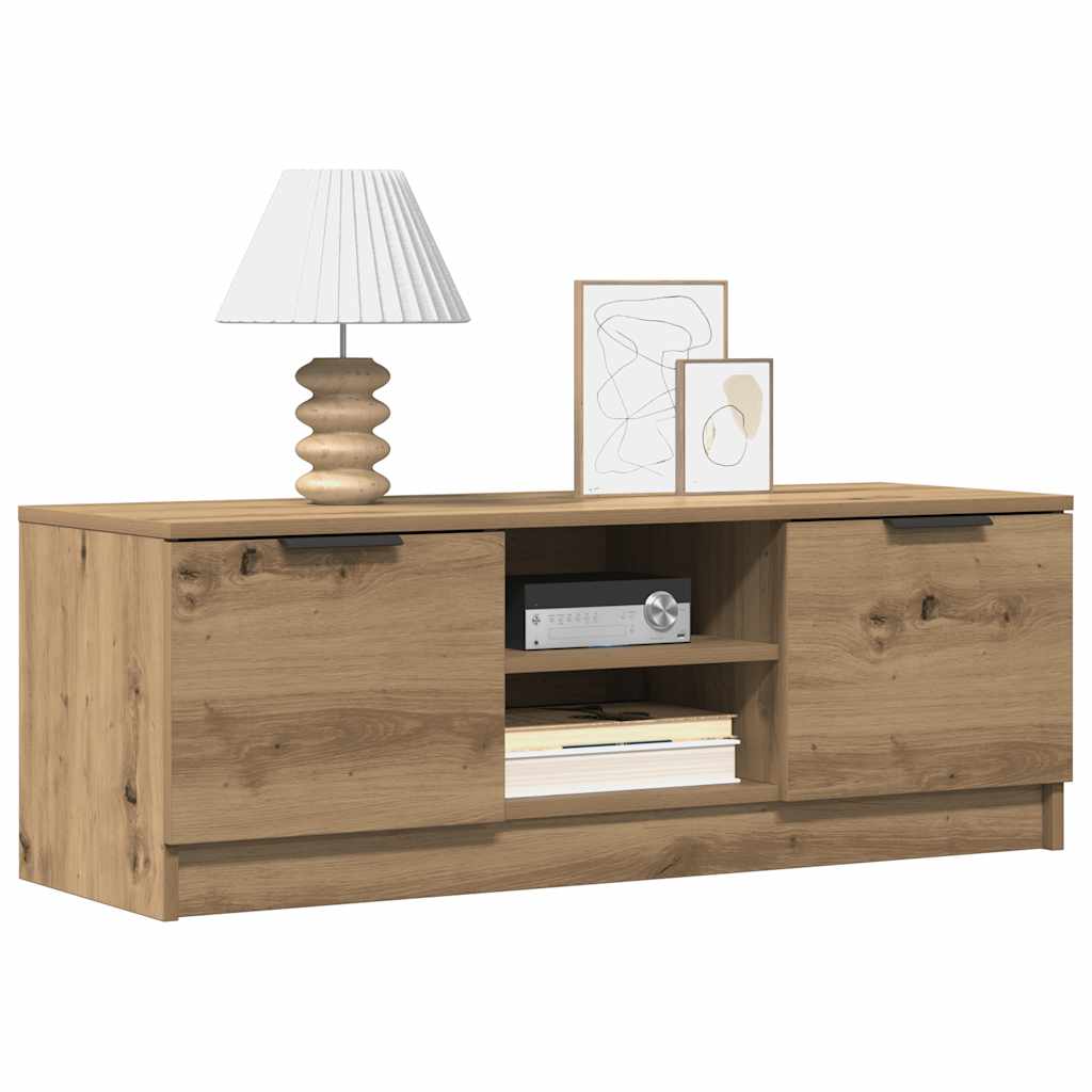 TV Cabinet Artisan Oak 102x35x36.5 cm Engineered Wood
