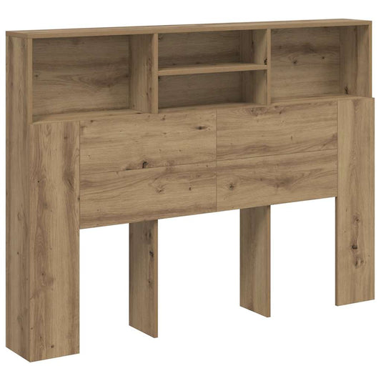 Headboard Cabinet Artisan Oak 140x19x103,5 cm