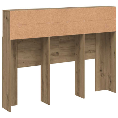Headboard Cabinet Artisan Oak 140x19x103.5 cm