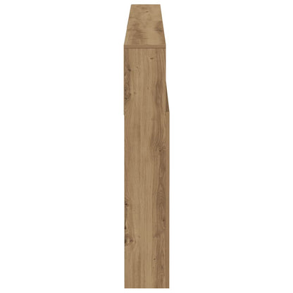 Headboard Cabinet Artisian Oak 200x19x103.5 cm Engineered Wood