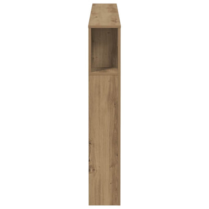 Headboard Cabinet Artisan Oak 140x18.5x102.5 cm Engineered Wood