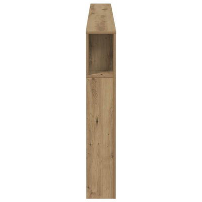 Headboard Cabinet Artisian Oak 200x18.5x102.5 cm Engineered Wood