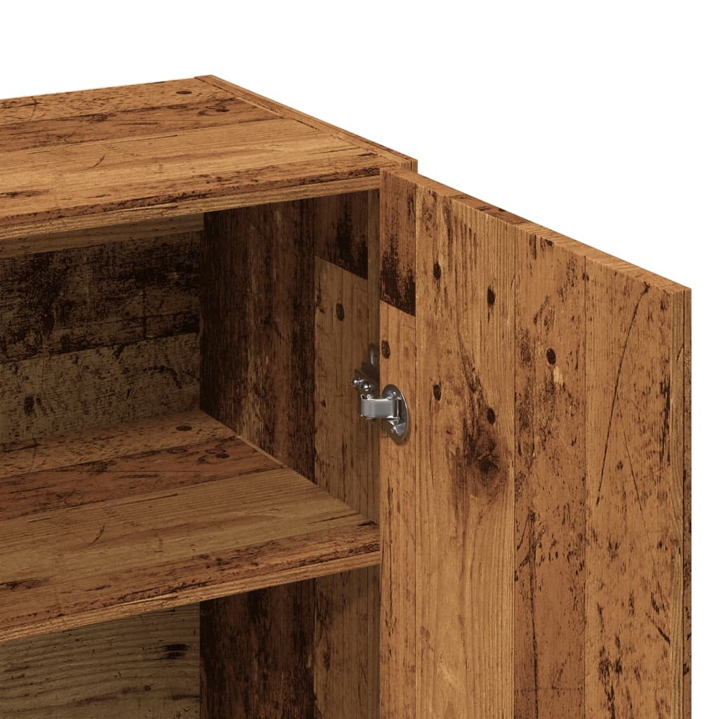 Sideboard Old Wood 70x34x90 cm Engineered Wood
