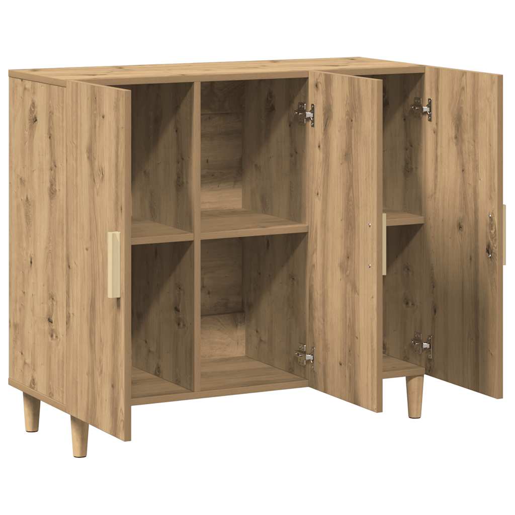 Sideboard Artisan Oak 90x34x80 cm Engineered Wood