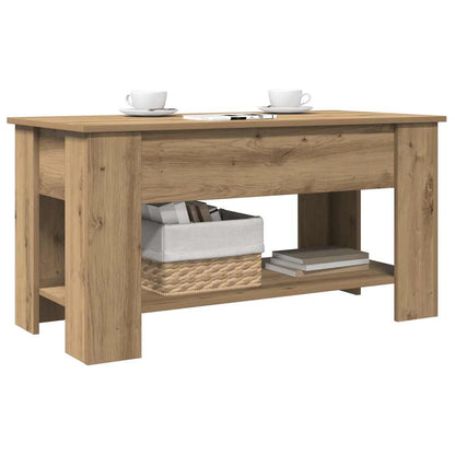 Coffee Table Artisan Oak 101x49x52 cm Engineered Wood