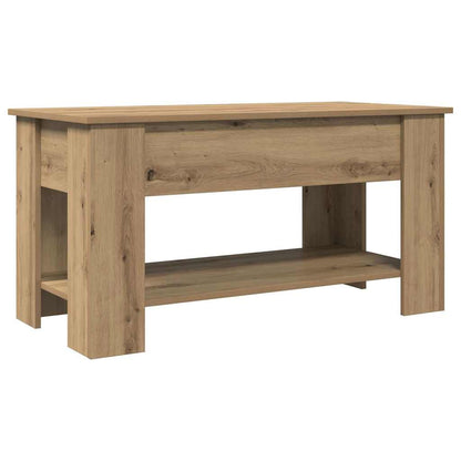 Coffee Table Artisan Oak 101x49x52 cm Engineered Wood