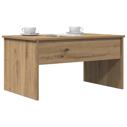 Coffee Table Artisan Oak 80x50.5x41.5 cm Engineered Wood
