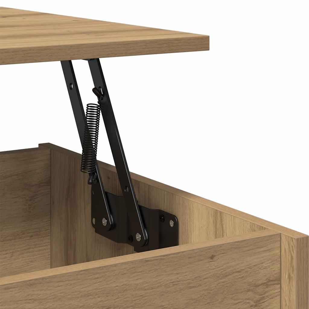 Coffee Table Artisan Oak 80x50.5x41.5 cm Engineered Wood