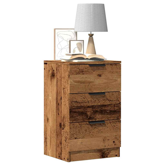 Bedside Cabinet Old Wood 40x36x65 cm Engineered Wood