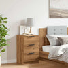 Bedside Cabinet Artisan Oak 40x36x65 cm Engineered Wood