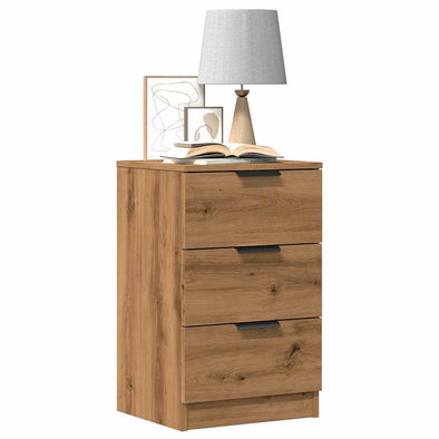 Bedside Cabinet Artisan Oak 40x36x65 cm Engineered Wood