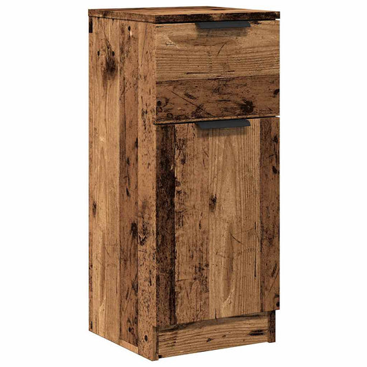 Sideboard Old Wood 30x30x70 cm Engineered Wood