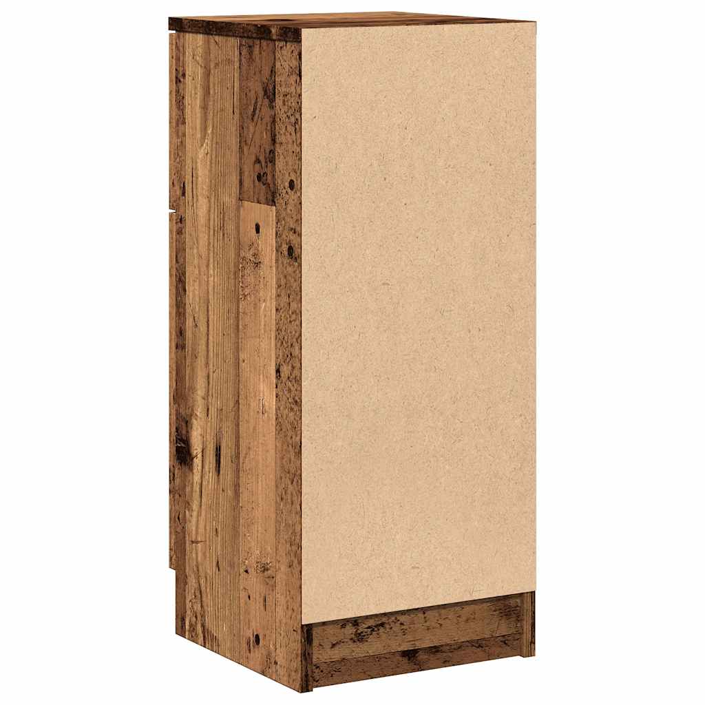Sideboard Old Wood 30x30x70 cm Engineered Wood