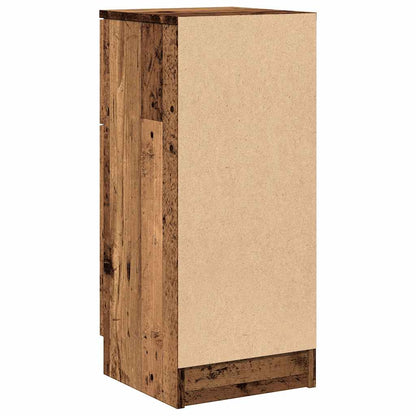 Sideboards 2 pcs Old Wood 30x30x70 cm Engineered Wood