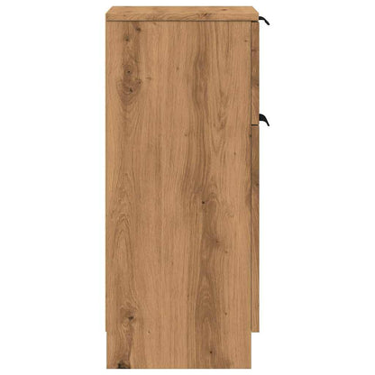 Sideboards 2 pcs Artisan Oak 30x30x70 cm Engineered Wood