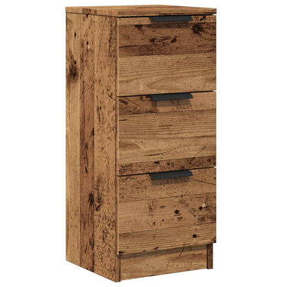 Sideboard Old Wood 30x30x70 cm Engineered Wood