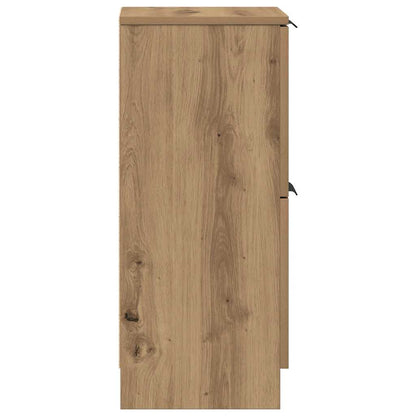 Sideboards 2 pcs Artisan Oak 30x30x70 cm Engineered Wood