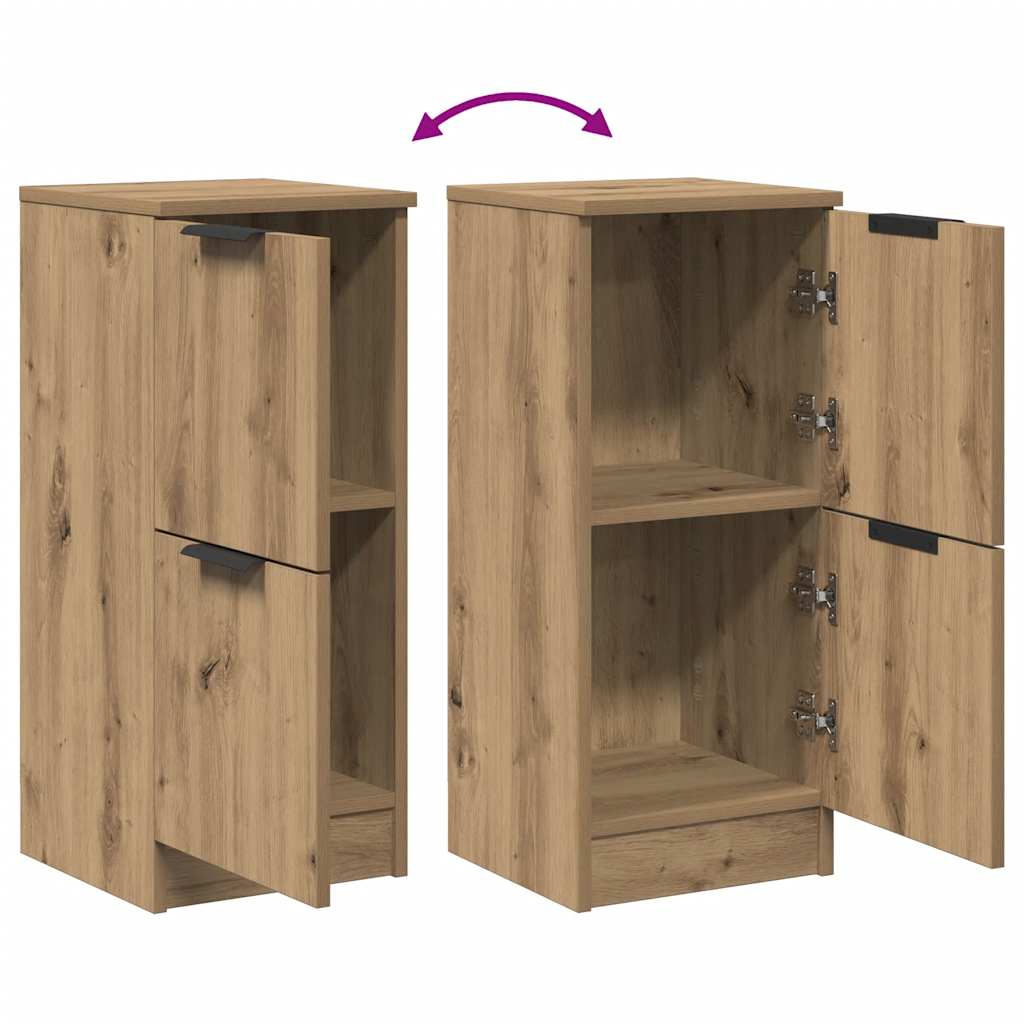 Sideboards 2 pcs Artisan Oak 30x30x70 cm Engineered Wood