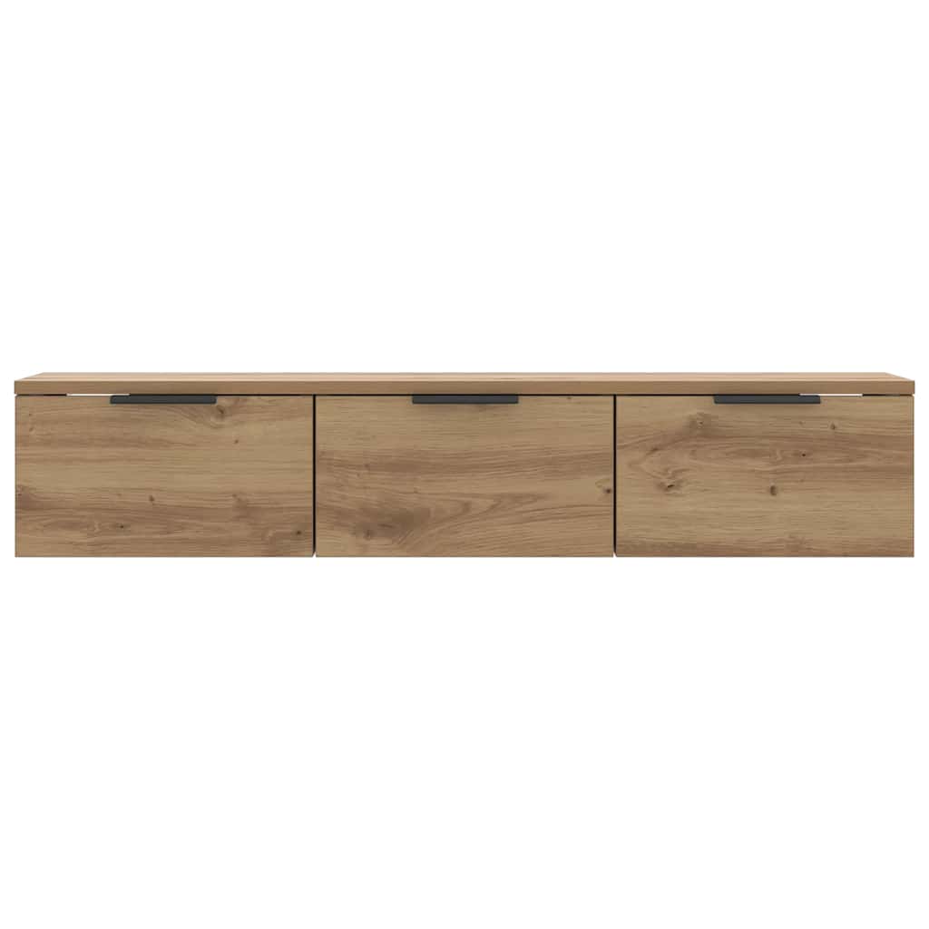 Wall Cabinet Artisan Oak 102x30x20 cm Engineered Wood