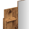 Dressing Table with Mirror Old Wood 96x39x142 cm