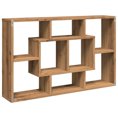 Wall Shelf Artisan Oak 85x16x52.5 cm Engineered Wood