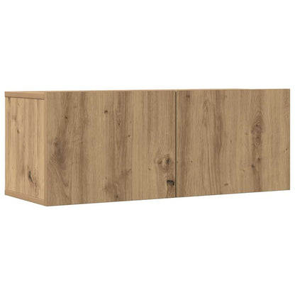 TV Cabinets Wall-mounted 2 pcs Artisian Oak 80x30x30 cm