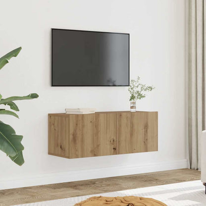 TV Cabinets Wall-mounted 2 pcs Artisian Oak 80x30x30 cm