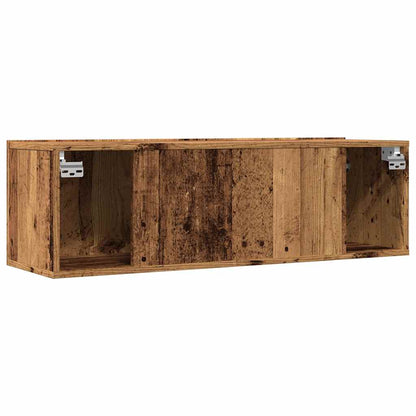 TV Cabinets Wall-mounted 2 pcs Old Wood 100x30x30 cm