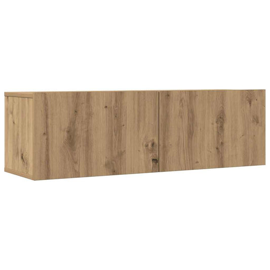 TV Cabinets Wall-mounted 2 pcs Artisian Oak 100x30x30 cm