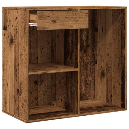 Cosmetic Cabinet Old Wood 80x40x75 cm Engineered Wood