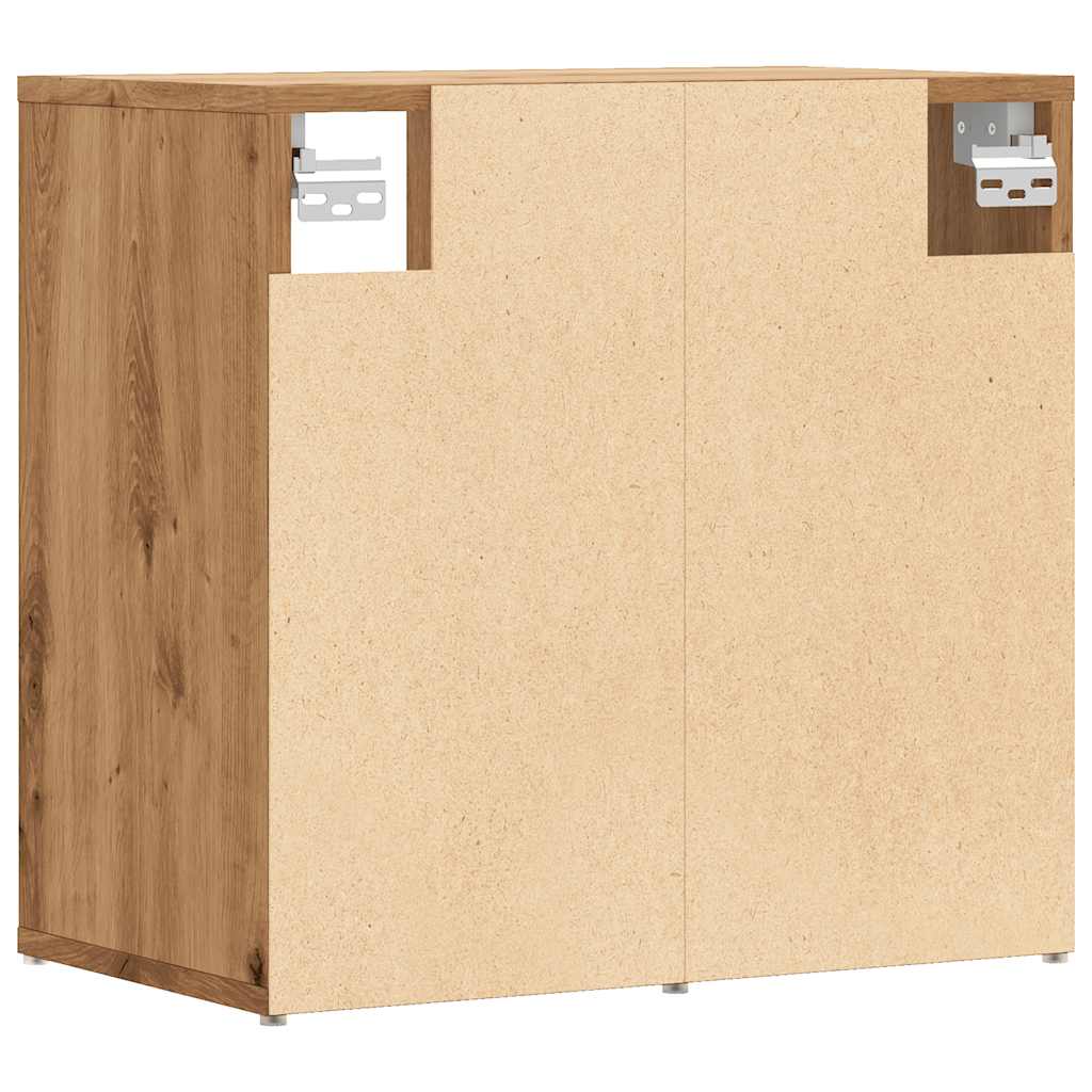 Shoe Cabinet Artisan Oak 52x30x50 cm