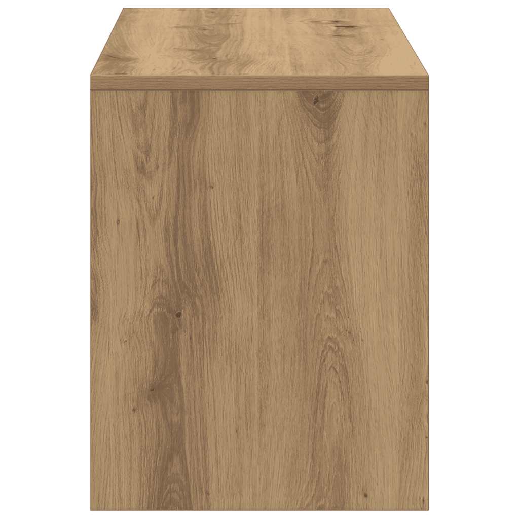 Dressing Stool Artisan Oak 70x35x45 cm Engineered Wood