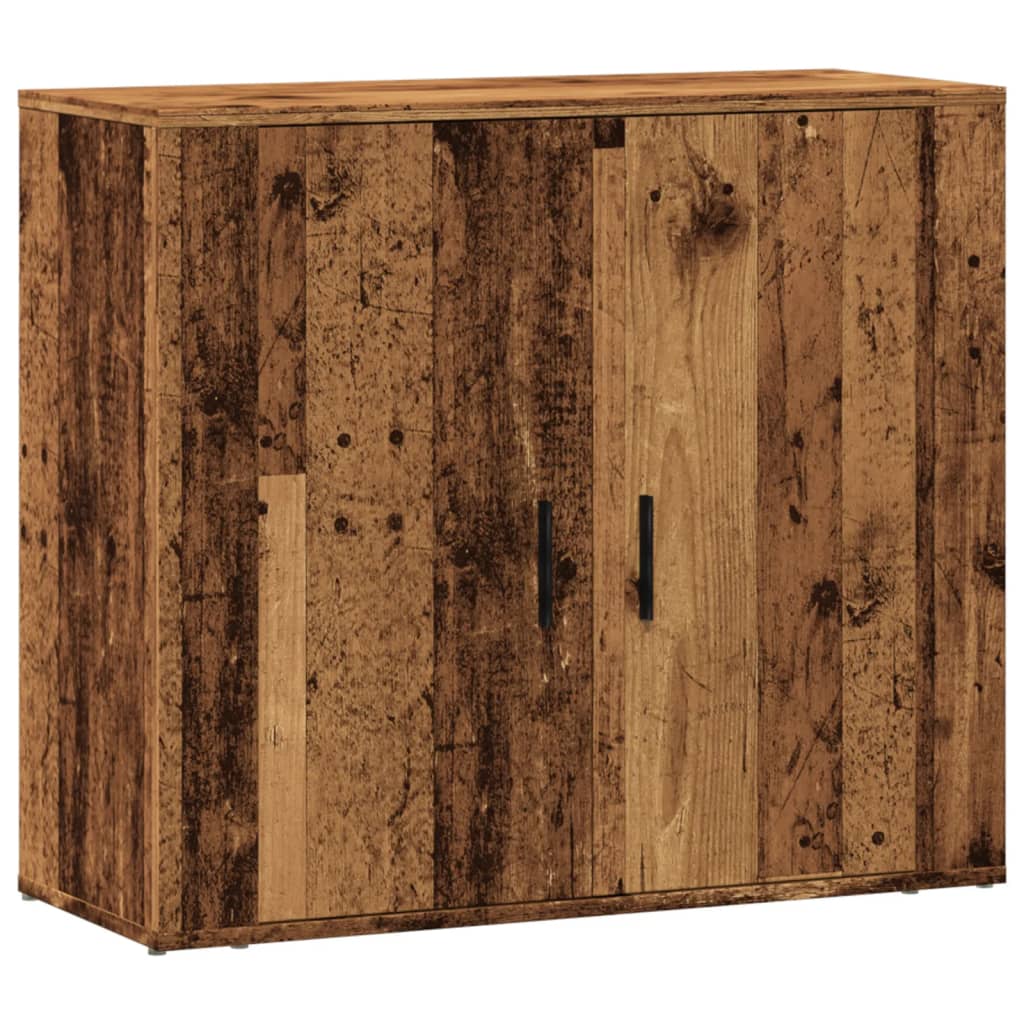Sideboard Old Wood 80x33x70 cm Engineered Wood
