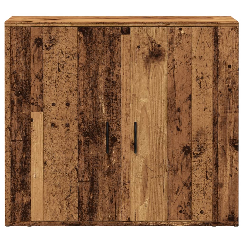 Sideboard Old Wood 80x33x70 cm Engineered Wood