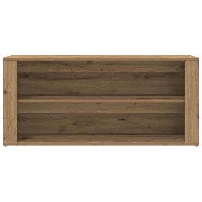 Shoe Bench Artisan Oak 100x35x45 cm Engineered Wood