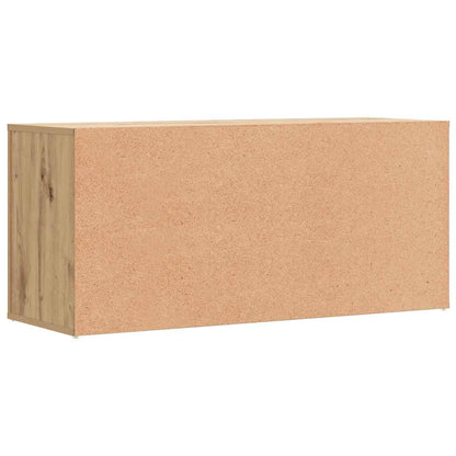 Shoe Bench Artisan Oak 100x35x45 cm Engineered Wood