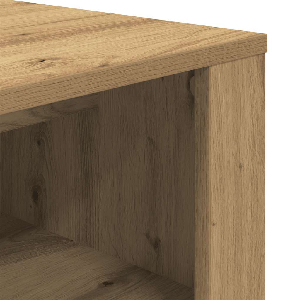 Shoe Bench Artisan Oak 100x35x45 cm Engineered Wood